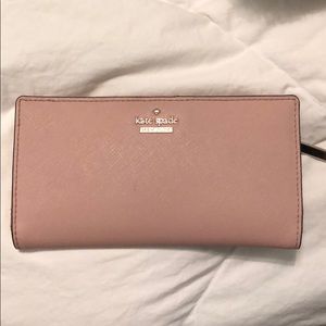 Light pink Kate Spade Fold Wallet